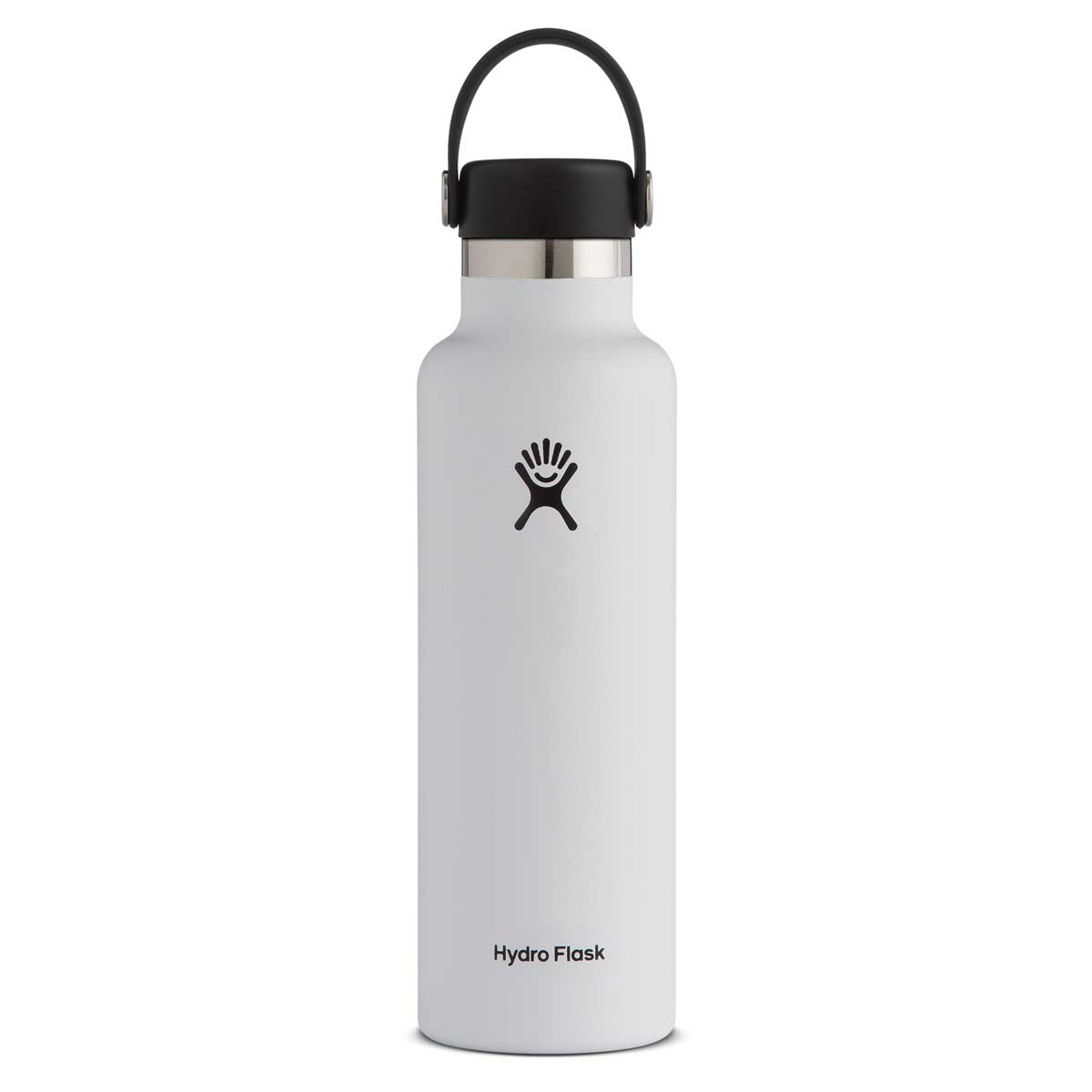 Hydro Flask Standard Mouth Insulated Water Bottle with Flex Cap 21 oz in White